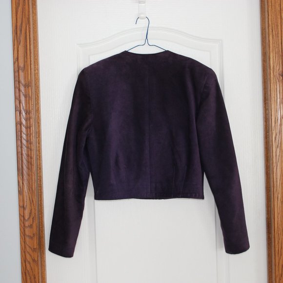 Danier Suede Crop Jacket - Picture 5 of 13